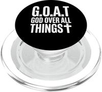 GOAT God Over All Things scritta croce PopSockets PopGrip per MagSafe