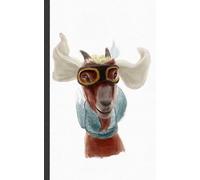 Goat Is My Co-Pilot Softcover Journal: A5 Journaling Notebook with 128 Dot Grid Pages