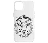 Goat Mama Neon Line Art Farm Animal Lover Coffee Love Custodia per iPhone 14 Plus