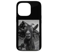 Goat Meme Country Humor Farm Chaos Scene Broken Barnyard Custodia per iPhone 13 Pro