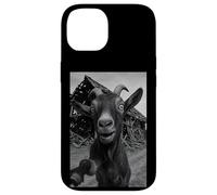 Goat Meme Country Humor Farm Chaos Scene Broken Barnyard Custodia per iPhone 14