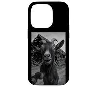 Goat Meme Country Humor Farm Chaos Scene Broken Barnyard Custodia per iPhone 14 Pro