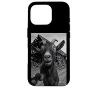 Goat Meme Country Humor Farm Chaos Scene Broken Barnyard Custodia per iPhone 16 Pro