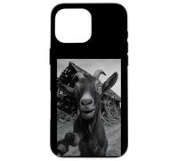 Goat Meme Country Humor Farm Chaos Scene Broken Barnyard Custodia per iPhone 16 Pro Max