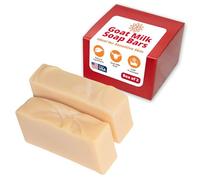 Goat Milk Stuff Goat Milk Soap - Purity | All-Natural, Unscented, Fresh Goat Milk Soap Bar, Gentle on Sensitive Skin - Handmade (Box of 2)