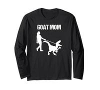 goat mom Dinosaur Maglia a Manica