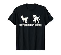 Goat Problems Chupa Solutions Funny Chupacabra Cryptid Maglietta