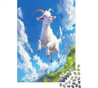 Goat Puzzle 1000 Pezzi Premium, Mappa Concettuale Tattile, Esperienza Unificante, Regalo Iconico 1000pcs (75x50cm)