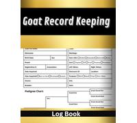 Goat Record Keeping log book