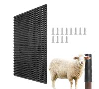 Goat Scratching Post, Soft Touch Livestock Mat, Sheep Grooming Brush Pad, Itch Relief Scratch Mat for Farm Animals Comfortable Durable Soft Touch for Goats Sheep Horses Indoor Outdoor Use Farm Care