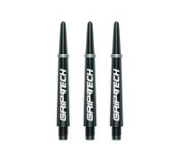 GOAT - Shaft Freccette Griptech Medium, 3 Shaft, Nylon, Nero, 11cm