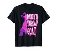 Goat Throat Daddy's Sarcastic Humor Pink Edition Maglietta