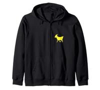 Goat Yellow Felpa con Cappuccio