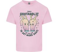Goataholic In Arrivo Per Avere Più Capre Maglietta Bambini Ragazzi Ragazze