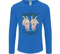 Goataholic In Viaggio Per Avere Più Capre Uomo Manica Lunga T-Shirt