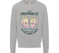 Goataholic On The Vie To Get More Capre Uomo Felpa Maglione