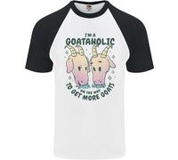 Goataholic On The Vie To Get More Capre Uomo S/S Baseball T-Shirt
