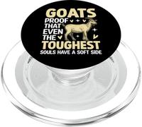Goats Proof That Even The Toughest Souls Have A Soft Side PopSockets PopGrip per MagSafe