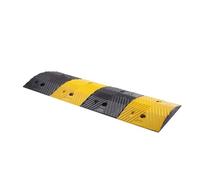 Gobba di velocità, Confezione di misure multiple dossi stradali in gomma gialli e neri(100x35x5CM)