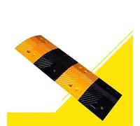 Gobba di velocità, Kit rampa da 5 m for dossi di velocità in gomma gialla e nera, dimensioni multiple(100x35x5CM)