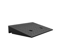 Gobbe di velocità in gomma resistente, solida soglia per auto, adatta per marciapiede in gomma, pendenza in salita, gradini, nero, 50 x 25 x 6 cm