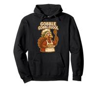 Gobble Gobblegool Italiano Ringraziamento Italia Nonna Turchia Felpa con Cappuccio