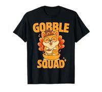 Gobble Squad Thanksgiving Corgi Kawaii Dog Lovers for Family Maglietta