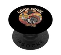 GobbleGool Mafia Turchia Retro Italiano Ringraziamento Divertente PopSockets PopGrip Adesivo