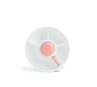 GoBe Kids Grande snack spinner - Contenitore riutilizzabile per snack con dispenser a 4 scomparti e porta scorrevole, senza BPA e PVC, lavabile in lavastoviglie, senza fuoriuscite, a prova di perdite