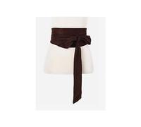 GOBEAM Cintura Larga in Morbida Pelle Scamosciata Ultra Lunga Cintura da Donna con Fiocco in Vita Maglione Decorativo Cintura alla Moda Legare Un Nodo per Regolare la proporzione