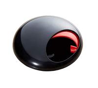 GOBEAM Posacenere in plastica A5 Posacenere a Forma di ciottolo Posacenere per sigari da Tavolo Nero Rosso Posacenere per Sigarette da Tavolo per Decorazioni per l'home Office