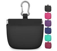 Gobeigo 【Tasca per cani in silicone con accesso a una sola mano, piccola tasca da addestramento con linguetta e coperchio a chiusura automatica per facilitare l'addestramento e le passeggiate degli