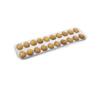 Gobel 164510 - Stampo per 20 Madeleine, in Ferro, Colore: Bianco