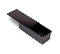 Gobel 219310 - Stampo per Pane con Coperchio, Antiaderente, 25 x 9,3 cm, Colore: Bianco