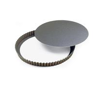 Gobel 280 mm, Non-Stick, Stampo Antiaderente con Bordo Increspato, Rotondo, Base Rimovibile