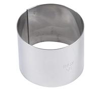 Gobel 70 mm Mousse Anello Tondo in Acciaio Inox, Set da 6