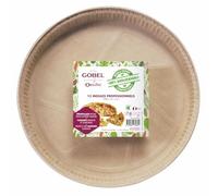Gobel - Confezione da 15 stampi professionali per torte - Stampi usa e getta in carta naturale 100% biodegradabile - Compostabili dopo l'uso - adatti al forno, frigorifero, congelatore