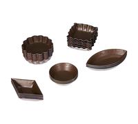 Gobel Petit Fours Stampi Set 30 - 5 Stili - Antiaderente Canapé / Mini Quiche