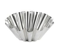 Gobel - Stampo per brioche grandi costole - Fondo piatto - Latta bianca - Materiale riciclabile - Ø 20 cm