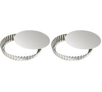 Gobel, Stampo per Torte, con Fondo Staccabile, 24 cm, Argento (Silber) (Confezione da 2)