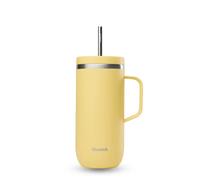 Gobelet Isothermo Inox Con Manico Qwetch Jaune 600 ml