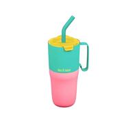 Gobelet Klean Kanteen SE Gobelet isothermo con coperchio Flip e cannuccia 769ml/26oz (turchese/kaleidoscopio/coperchio giallo cyber) TU