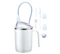 Gobelets anti-fuites pour adultes âgés - Gobelet léger, gobelet à prise sûre pour personnes âgées | Gobelet anti-fuites avec paille pour patients handicapés, conception anti-fuites, gobelet à boisson