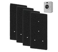 Gobesty 4 Pezzi Filtro Asciugatrice Sostituzione per Asciugatrice Bauknecht Privileg Whirlpool HX 481010716911, Filtro in Spugna per Asciugatrice a Condensazione e a Pompa di Calore, 230x115x14mm