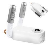 Gobesty Asciuga Scarpe Elettrico, Asciuga Scarpe da Calcio con Timer Intelligente, Asciugatrice Portatile, Design Pieghevole, Scalda Scarponi da Sci, Elimina Efficacemente Gli Odori