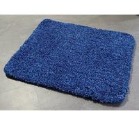 Gobi Blu/Blu Tappetino Bagno 55x65cm. Super Morbido - Altezza Pavimento: 25mm