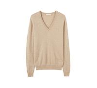 GOBI Cashmere Pullover 'Women's Essential Cashmere V-Neck Sweater' champagne Donna GOBI Cashmere XL