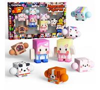 GobiDex Figure Magnetiche da Costruzione 8 Pezzi - Unicorni Magnetici Figure Kit, Gioco Educativo Montessori, Regalo per Bambini e Bambine 3-10 Anni