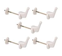 GOBIWM Appendiabiti per termosifone, 5 pezzi, accessori per termosifoni, accessori per cappotti, asciugamani, aste riscaldanti, ganci per asciugatura (10 cm)