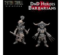 Goblin Berserker Con Ascia Miniatura Goblin Barbaro Figura Per TTRPG Come D&D 5E